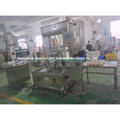 Automatic Bottle Cream Filling Machine with Bottle Turntable