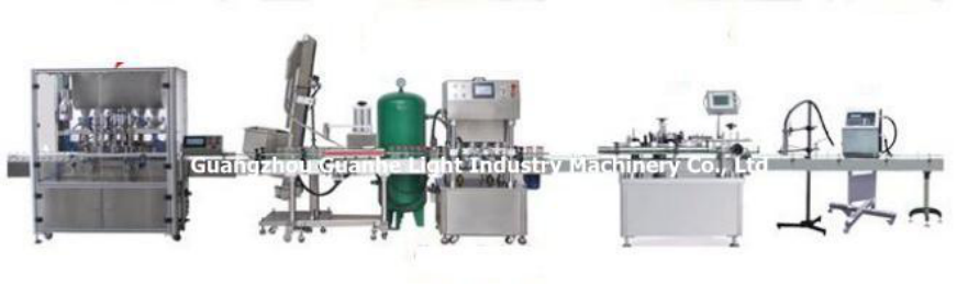 Automatic Sauce Jam Filling Machine with Capping Labeling Line