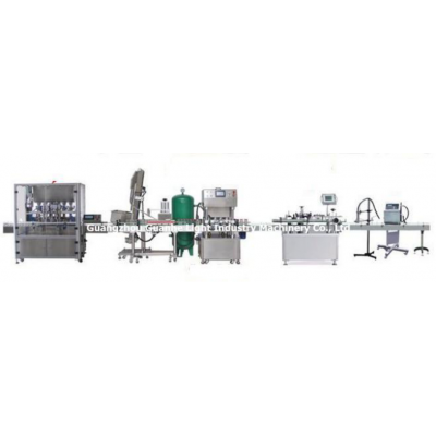 Automatic Sauce Jam Filling Machine with Capping Labeling Line